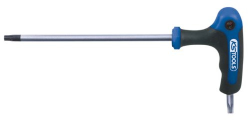 KS Tools 151.8129 ERGOTORQUEplus T-Griff-TX-Winkelstiftschlüssel,Bohrung, TB50