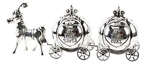 Widdop Bingham Silver Plated Cinderella Carriage, 200 g