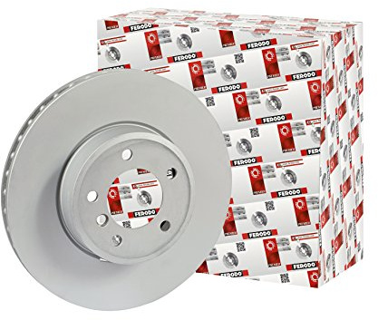 FERODO DDF1541 2x Bremsscheiben Hinten Ø258mm voll Kompatibel mit KIA CERATO LD 584112F100 DDF1541 DDF1541-1