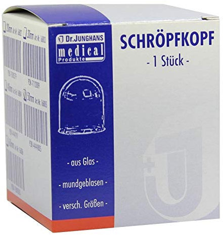 SCHRÖPFKOPF 5 cm Glas 1 St
