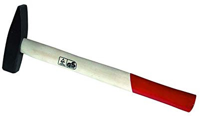 Kippen 1156B - Martello da Banco Tipo Tedesco da gr.200 con Impugnatura in Legno Verniciato