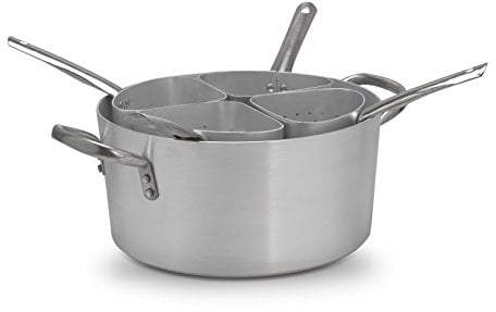 Pardini Serie 700 - Casseruola con 4 Spicchi, Alluminio, Grigio, 36 cm