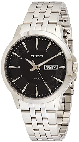 Citizen Herren Analog Quarz Uhr mit Edelstahl Armband BF2011-51EE