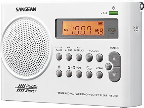Sangean pr-d9 W am/fm Wetter Alert wiederaufladbar Tragbares Radio