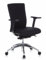 hjh OFFICE 657411 Profi Bürostuhl Astra Base Stoff Schwarz Drehstuhl ergonomisch, mit Lordosenstütze, Armlehne verstellbar