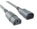 Verlängerung H05VV-F3G1,0 L:0,5m,C14/C13 356.900 4016514074686 Bachmann