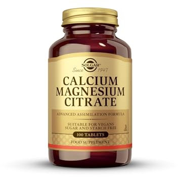 Solgar Calcium Magnesium Citrate Tablets - Pack of 100