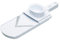 KitchenCraft Mandoline Vegetable Slicer with V Shaped Blade, Stainless Steel / Plastic, White, 32 x 11 cm
