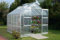 Vitavia Gewächshaus Mars - Ausführung: 8300 HKP 4 mm Alu, Fläche: ca. 8,3 m², Fenster: 2, Maße: 257 x 321 cm, Sockel: 255 x 317 cm,
