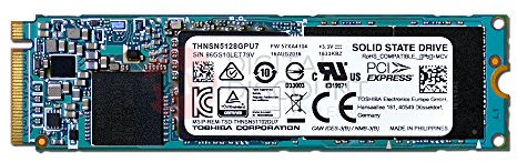 Toshiba THNSN5256GPU7 - SSD 256GB M.2 NVME/PCIE - 256GB XG3 Non-SED, MLC, 3.3V, 8.6g