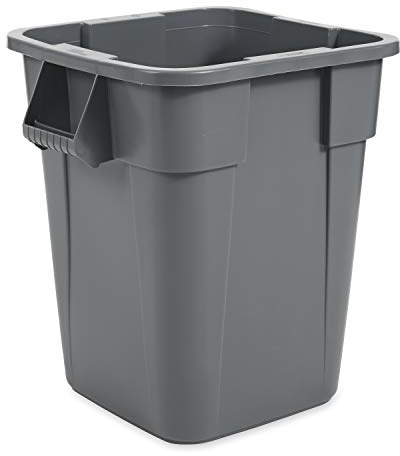 Rubbermaid Commercial Products Brute Square Container 151 Litre Grey FG353600GRAY