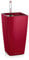 Lechuza – Pot de Fleurs d'Interieur – Maxi–Cubi – Réserve d'Eau Intégrée – Coloris Rouge Scarlet – 14 x 14 x 26 cm
