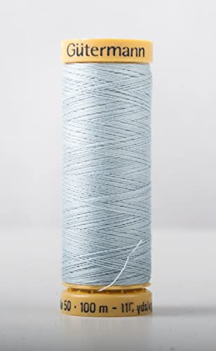 Gutermann Natural Cotton 100m Quilting Sewing Machine Sewing Thread Blue - 6617