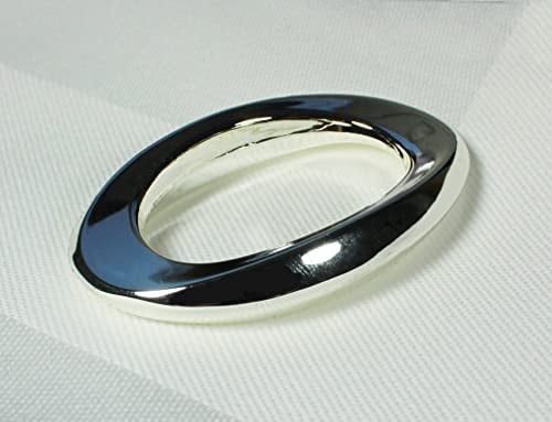 Libusch Serviettenringe Emma 6-er Set, versilbert, massiv, Hochzeit, Esstisch, Tischdekoration