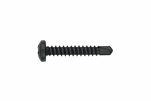 Index nbr3516 – Schraube Spitze Spiralbohrer DIN 7504-n Phillips Schwarz verzinkt 3,5 x 16