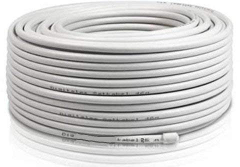 E-Star Cavo COASSIALE PROLUNGA Televisione TV Antenna 50 Metri 6,8MM