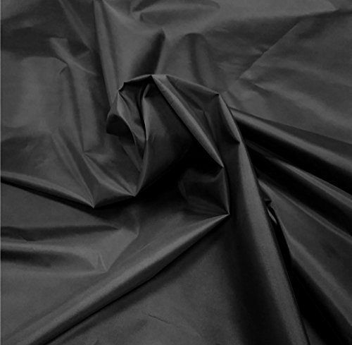 A-Express Schwarz 2x Meters Polyester Stoff Wasserdicht Planen-Stoff Draussen Material Zelt Flagge Meterware