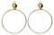 W WIDMANN MILANO Party Fashion 2973C - Ohrringe, gold, Wahrsagerin, Schmuck, Karneval, Mottoparty