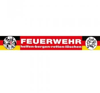 HSK Auto-Aufkleber - Feuerwehr helfen-Bergen-retten-löschen - Gr. ca. 32 x 4,8cm - 307785/2
