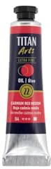 ÓLEO ROJO CADMIO MEDIO TITAN Extrafino 6 - 20ml. Nº 22