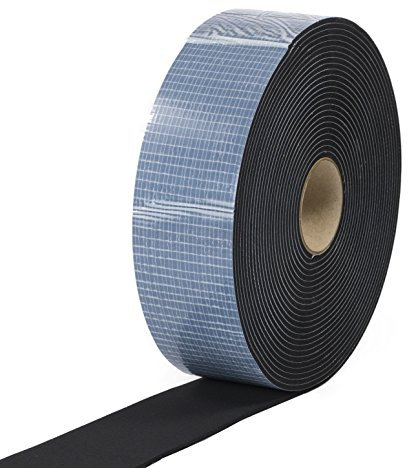 HSF Neopren Zellkautschuk 20mmx2mm einseitig selbstklebend schwarz 10m Rolle