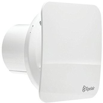 Xpelair C4PS 12W Simply Silent Contour Bathroom Extractor Fan w/Pull Cord