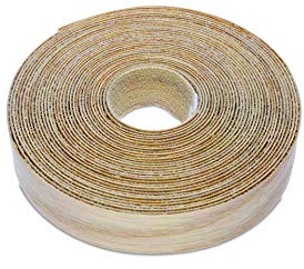 WoodPress® Real Oak Veneer Edging Tape – 22mm x 7.5m | Pre-Glued Iron on Edge Banding w/Hot Melt Adhesive