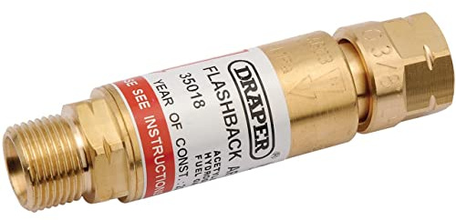 Draper 35018 In-Line Fuel Flashback Arrestor