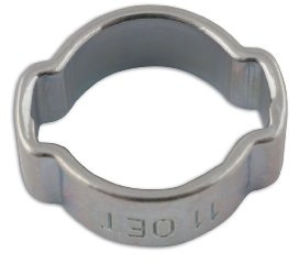 Connect 30819 2-Ohr-Schlauchklemme, 1,9 cm, 50 Stück