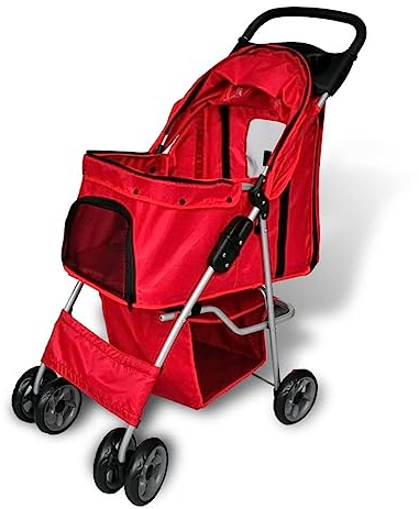 vidaXL Hundebuggy 15 kg Hundewagen Hunde Haustier Buggy Pet Stroller Roadster