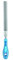 PFERD Werkstattfeile Halbrund-spitz, 150mm, halbrund-spitze Feile, Kreuzhieb H3 auf zwei Seiten, inkl. Ergonomie-Feilenheft, 11235158 – für die Feinbearbeitung und zum Schlichten geeignet