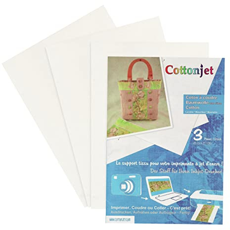 Cottonjet CJ661000 zum Aufnähen, 3 Stück, Baumwolle