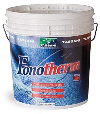 FONOTHERM TASSANI LT. 1 PITTURA TERMOISOLANTE ANTIMUFFA ANTICONDENSA