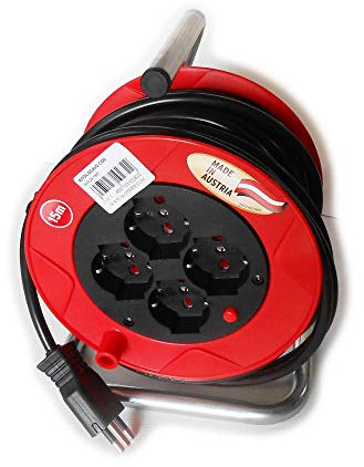Prolunga elettrica brennenstuhl st 180 15 mt avvolgicavo antiurto 4 prese