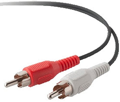 Belkin 3m Pro Series Audio Cable with Dual Phono to RCA Cable - Red/White
