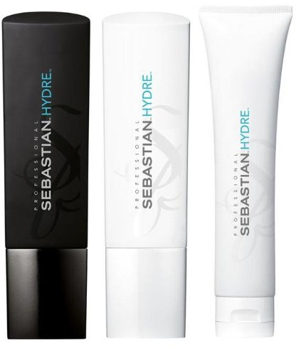 SEBASTIAN Hydre Aktion Trio Shampoo 250ml + Conditioner 250ml + Treatment 150ml