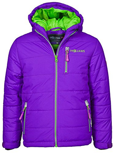 Trollkids Kinder Skijacke/Winterjacke Hemsedal, Violett, Größe 092