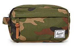 Herschel 10039-00699-OS Chapter Trousse de Toilette en Bois avec Motif Camouflage Vert