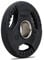 Bodymax Olympic Rubber Radial Weight Disc Plate - Black, 2.5 kg