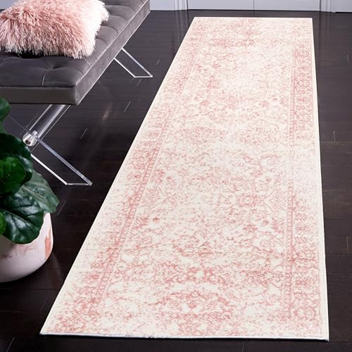 Safavieh Adirondack Collection ADR109H Tapis de Couloir à Motif Oriental à Aspect Vieilli Qui ne perd Pas Ses Poils et Facile d'entretien, idéal pour Les Zones à Forte Circulation dans Le Salon, la
