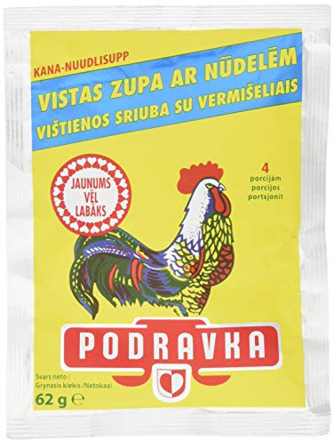 Podravka Hühnersuppe mit Nudeln, 5er Pack (5 x 62 g)