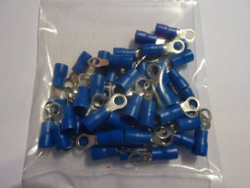 profitec 50 Stück Kabelschuh Ring M6 für Kabel 1,5 mm² - 2,5 mm²