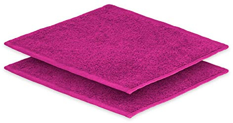 EXKLUSIV HEIMTEXTIL 2X Seiftuch 30 x30 cm Pink 500 g