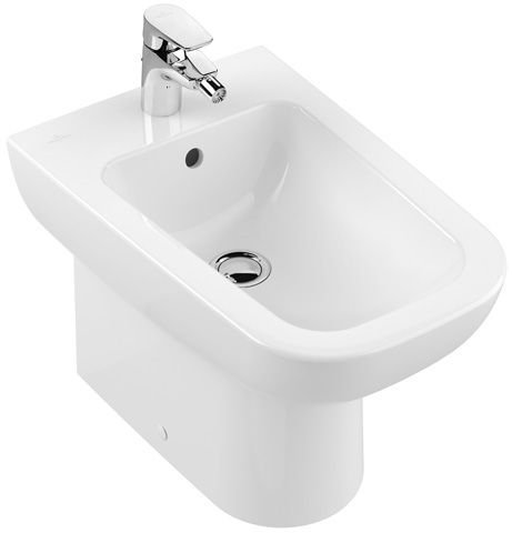 Villeroy & Boch Bidet Joyce 540800 370x560mm bodenst.wandn.Hl.dg.m.Ü. Weiß Alpin c, 540800R1