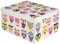 Lavatelli GROSS Aufbewahrungsbox aus Karton, Geschenk kiste aus pappe, mit Deckel, Cardboard, KLEINE EULEN, 1 cm, BIG