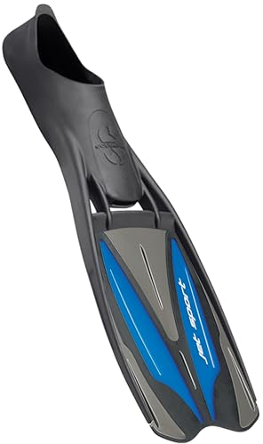 SCUBAPRO Jet Sport Fussteilflosse in Blau Schubaro Schnorchel Flosse (M (42-43))