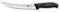 Victorinox Fibrox Cuchillo de matanza, cuchillo de despiece largo para trocear grandes piezas de carne, 20 cm, hoja curva, afilado, acero inoxidable, negro