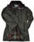 Romneys Damen-Wachsjacke New Ashdown - Robuste Wind- und wasserdichte, tailliert geschnittene Regenjacke inklusive Kapuze (oliv, M)