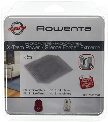 Rowenta ZR002501 Microfiltres x 5 XTrem Power