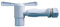 Robinet de cuve plastique 1/4 tour puisage Blanc